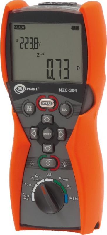Miernik pętli zwarcia Sonel MZC-304F — wynajem TechnikRent