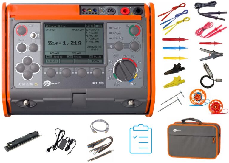Wielofunkcyjny miernik instalacji Sonel MPI-525 — wynajem TechnikRent
