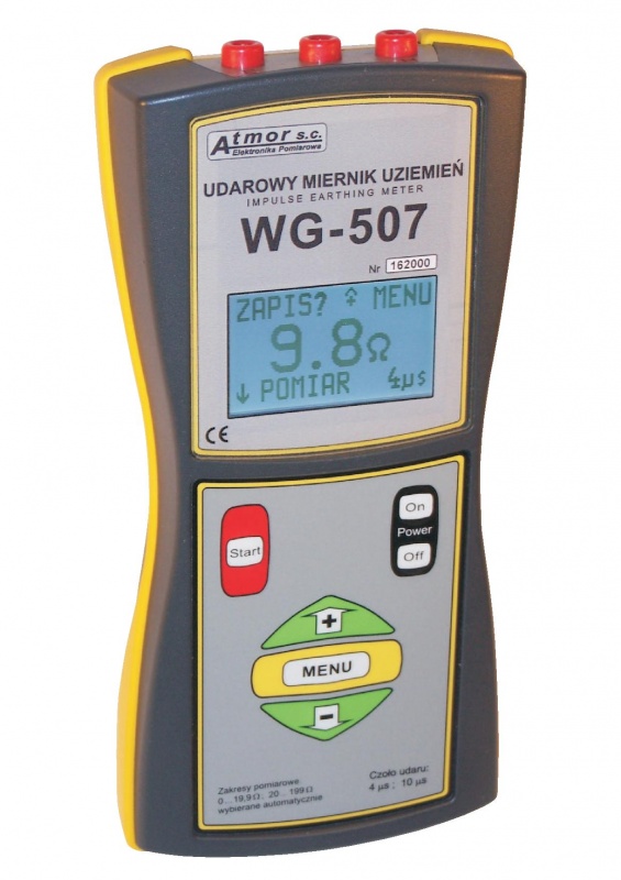 Miernik rezystancji uziemienia Atmor WG-507 — wynajem TechnikRent