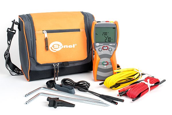Miernik rezystancji uziemienia Sonel MRU-10 — wynajem TechnikRent