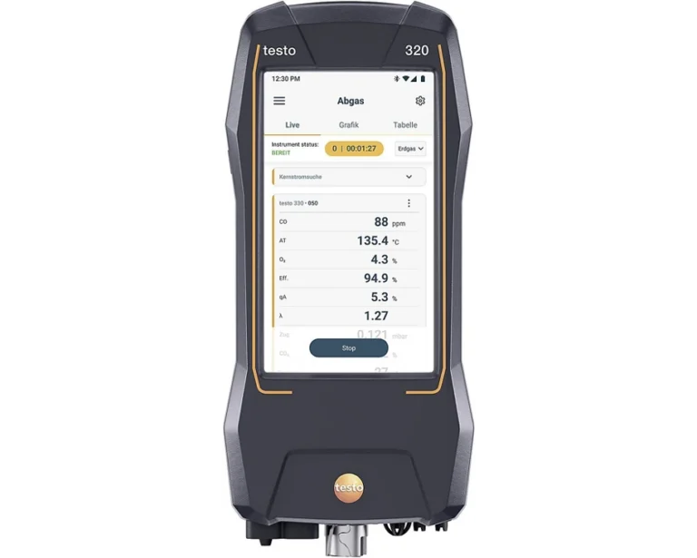 Analizator spalin Testo 320 — wynajem TechnikRent