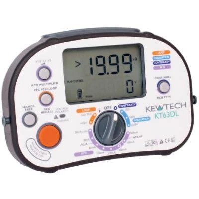 Wielofunkcyjny miernik instalacji Kewtech KT 63DL — wynajem TechnikRent