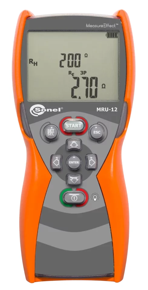 Miernik rezystancji uziemienia Sonel MRU-12 — wynajem TechnikRent