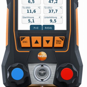 Elektroniczna oprawa zaworowa Testo 558s dotykowy ekran, wersja solo bez walizki — wynajem TechnikRent