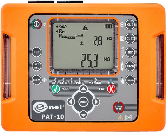 Tester bezpieczeństwa urządzeń Sonel PAT-10 — wynajem TechnikRent