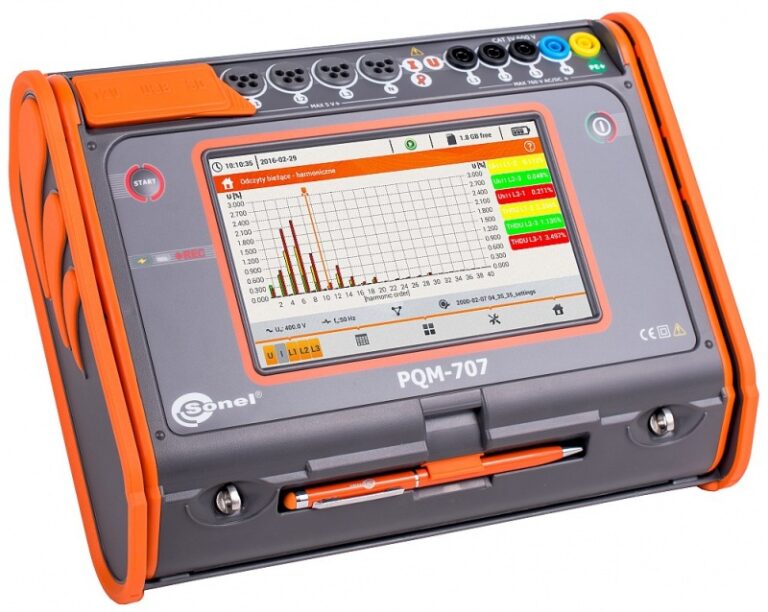 Analizator energii elektrycznej Sonel PQM-707 — wynajem TechnikRent