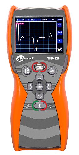 Reflektometr kablowy Sonel TDR-420 — wynajem TechnikRent
