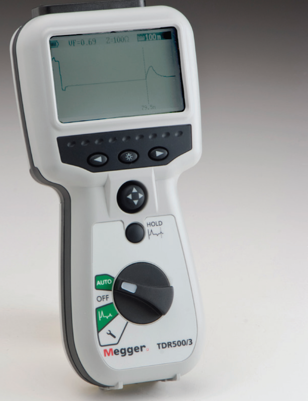 Reflektometr kablowy Megger TDR500/3 — wynajem TechnikRent
