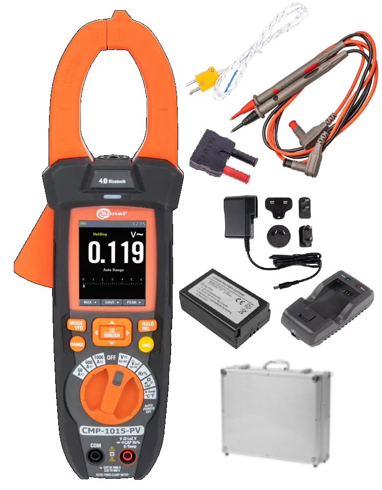 Miernik cęgowy do instalacji PV Sonel CMP-1015-PV — wynajem TechnikRent