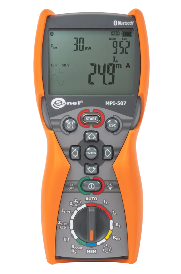 Wielofunkcyjny miernik instalacji Sonel MPI-507 — wynajem TechnikRent
